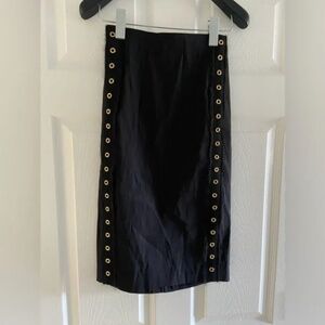 NWT Derek Lam 10 Crosby Pencil Skirt with Grosgrain Trim
